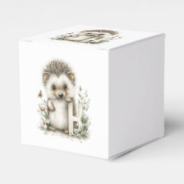 Cute Watercolour Baby Animals Alphabet Hedgehog Geschenkschachtel