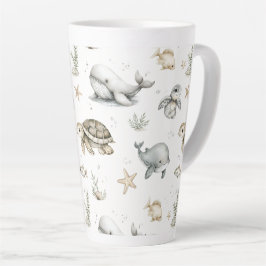 Cute Watercolour Ocean Baby Animals  Milchtasse