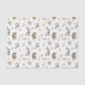 Cute Watercolour Ocean Baby Animals Seidenpapier (Vorderseite)