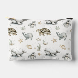 Cute Watercolour Ocean Baby Animals  Zubehörtasche