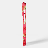 Cute Watermelon Fruit Pattern Pink iPhone Case (Rückseite / Links)