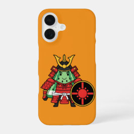 Cute Watermelon Shogun Samurai Warrior Illustratio iPhone 16 Hülle