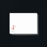 Cute Waving Snowman Post-it Klebezettel<br><div class="desc">These Notes feature a cute waving snowman wearing a red hat,  mittens and scarf.</div>