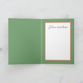 Cute Wedding couple customizable Karte (Innenseite)