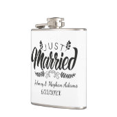 Cute Wedding inspiration add names date  Flachmann (Links)