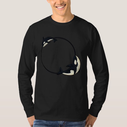 Cute Whales Orca Funny Orcas Whale Boys Girls T-Shirt (Vorderseite)