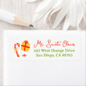 Cute Whimsical Christmas CUSTOM Return Address (Insitu)