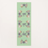 Cute Whimsical Dragonfly Butterfly Maureen Girard Yogamatte (Vorderseite)