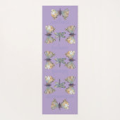 Cute Whimsical Dragonfly Butterfly Maureen Girard Yogamatte (Rückseite)