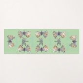Cute Whimsical Dragonfly Butterfly Maureen Girard Yogamatte (Vorderseite (Horizontal))