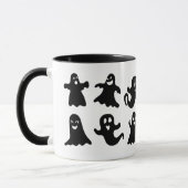 Cute & Whimsical Friendly Ghost Spirits Halloween Tasse (Links)