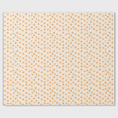 Cute Whimsical Pumpkins Fall Autumn Baby Birthday Geschenkpapier (Flach)