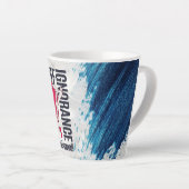 Cute Whimsical Reading Book Character  Milchtasse (Rechte Ecke)