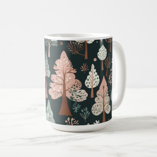 Cute Whimsical Tree Kaffeetasse (VorderseiteRechts)
