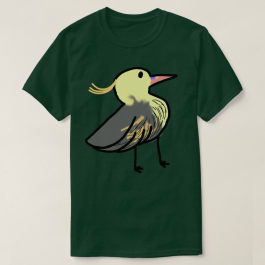 cute whistling heron T-Shirt (Design vorne)