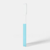 Cute White and Blue Custom Initial Black Whale iPhone Hülle (Rechte Seite)