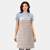 Cute White Goose Pattern Schürze (Getragen)