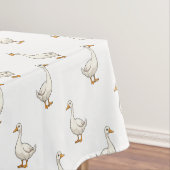 Cute White Goose Pattern Tischdecke (Beispiel)