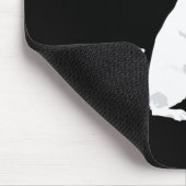 Cute White Siberian Husky Sweet White Snow Dog Mousepad (Ecke)