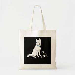Cute White Siberian Husky - Sweet White Snow Dog Tragetasche