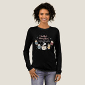 Cute Winter Animals Jacket Weather Coffee Lover Gi Tri-Blend Shirt (Volle Vorderseite)