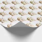 Cute Winter Arctic Cow Geschenkpapier (Ecke)