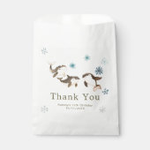 Cute Winter Arctic Whale Birthday Party Geschenktütchen (Vorderseite)
