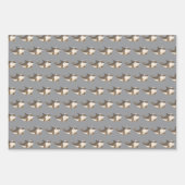 Cute Winter Arctic Whale Geschenkpapier Set (Vorderseite 3)