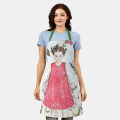 Cute Winter Fairy Apron Schürze (Getragen)