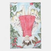 Cute Winter Fairy Kitchen Towel Geschirrtuch (Vertikal)