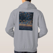 cute winter happy new year 2026 fox holiday hoodie (Rückseite)