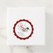 Cute Winter Penguin Snowman Baby Shower Geschenkanhänger (Beispiel)