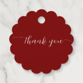 Cute Winter Penguin Snowman Baby Shower Geschenkanhänger (Rückseite)