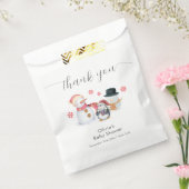 Cute Winter Penguin Snowman Baby Shower  Geschenktütchen (Versiegelt)