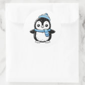 Cute Winter Penguin Sticker | Penguin with Hat  (Tasche)