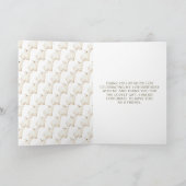 Cute Winter Polar Bears Birthday Party Dankeskarte (Innenseite)