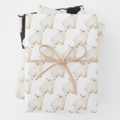 Cute Winter Polar Bears Geschenkpapier Set (Beispiel)