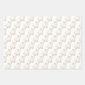 Cute Winter Polar Bears Geschenkpapier Set (Vorderseite)