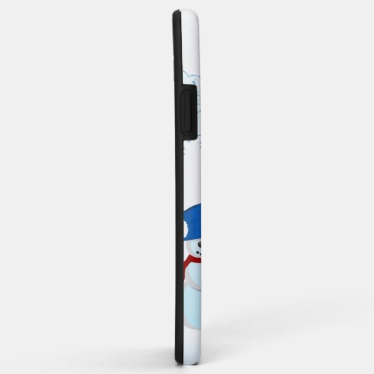 Cute winter snowman and wind Case-Mate iPhone hülle (Hinten/Rechts)