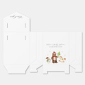 Cute Winter Teddy Bear Snowman Baby Shower Geschenkschachtel (Ungefaltet)
