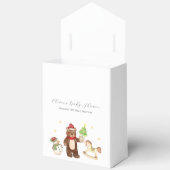 Cute Winter Teddy Bear Snowman Baby Shower Geschenkschachtel (Offen)