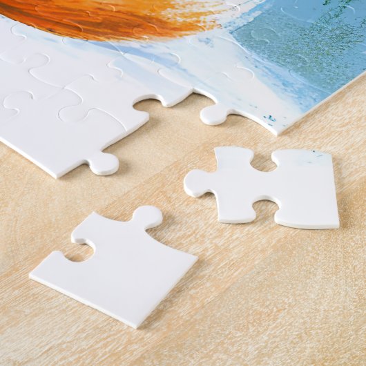 Cute Winter Woodland Snowman Foxes Puzzle (Seite)