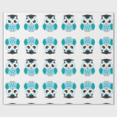 Cute wise owl geschenkpapier (Flach)