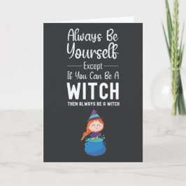 Cute Witch Cards Funny Humor Humorous Spooky Karte
