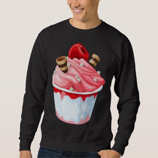 Cute  with  Motif Ice Cream Sweatshirt (Vorderseite)