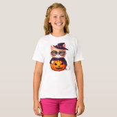 Cute Wizard potter kitty T-Shirt (Vorne ganz)