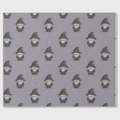 Cute Wizard Wrapping Paper Geschenkpapier (Flach)