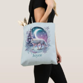Cute wolf lovers add name  tasche (Von Nahem)