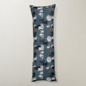 Cute Wolf Pack Woodland Night Baby Nursery Seitenschläferkissen (Rückseite (Vertikal))