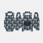 Cute Wolf Pack Woodland Night Sky Moon Geschenkschachtel (Ungefaltet)